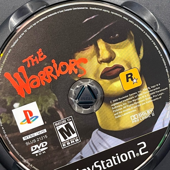 The Warriors Sony PlayStation 2 PS2 MINT DISC W/ Booklet
Case as seen in photos - Picture 2 of 5